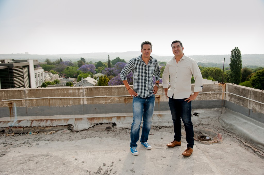 David Higgs with partner, Gary Kyriacou